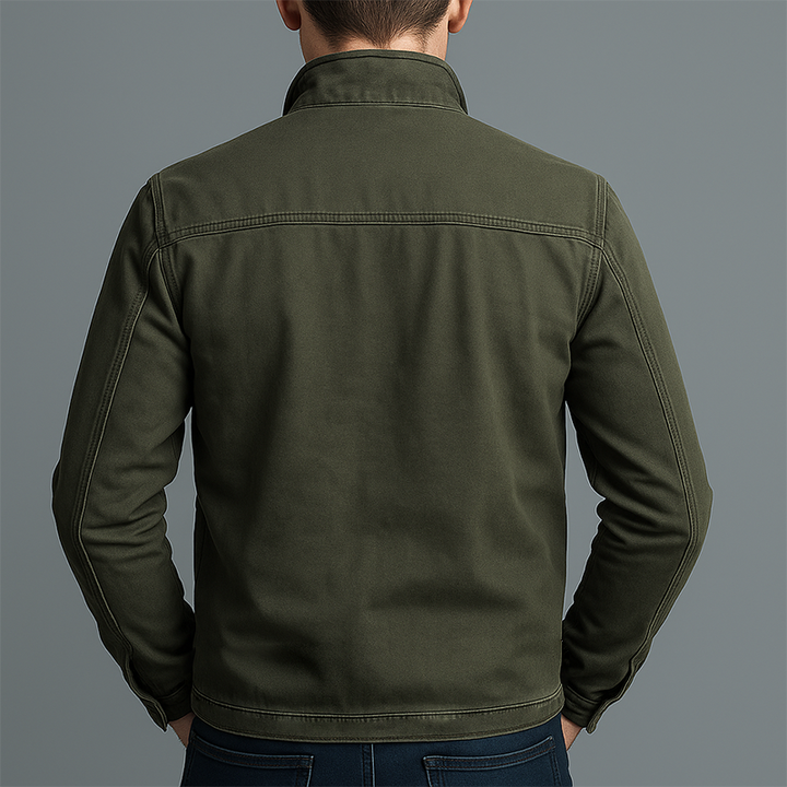 Back view of the men&