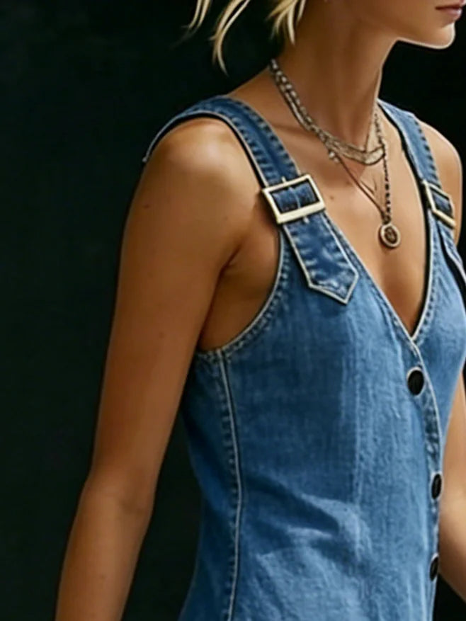 Close up of the front details on a women&