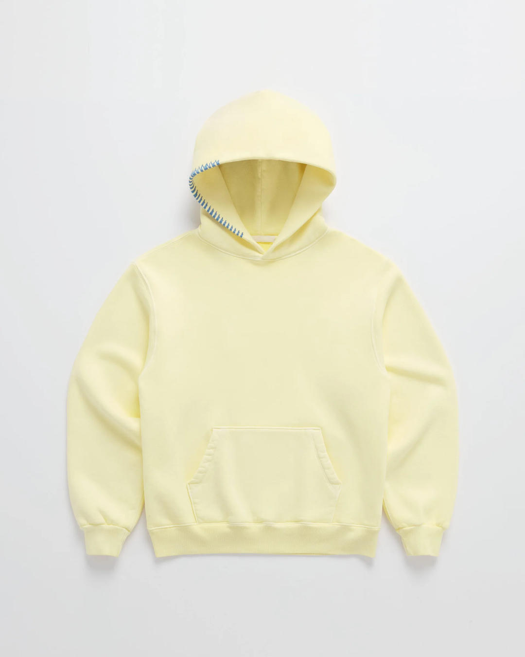 Women's hoodie, oversized pullover with matching sweatpants in yellow