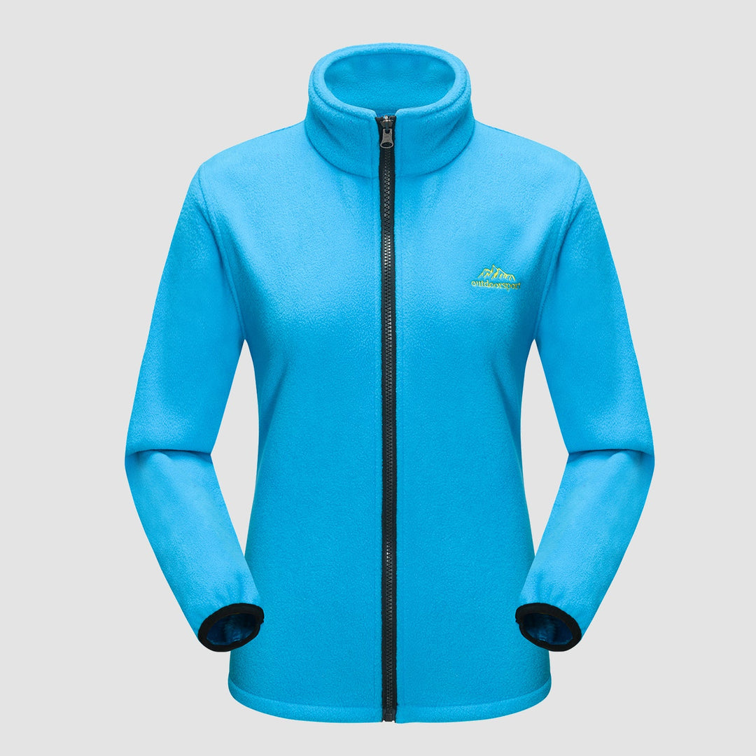 Sky blue zip fleece inner jacket