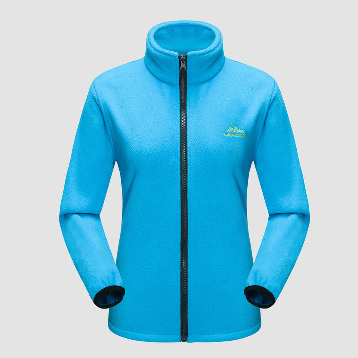 Sky blue zip fleece inner jacket