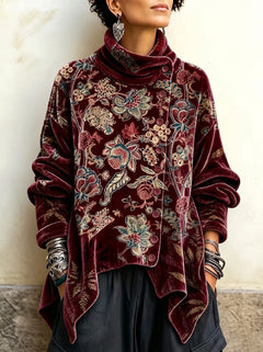 Burgundy Floral